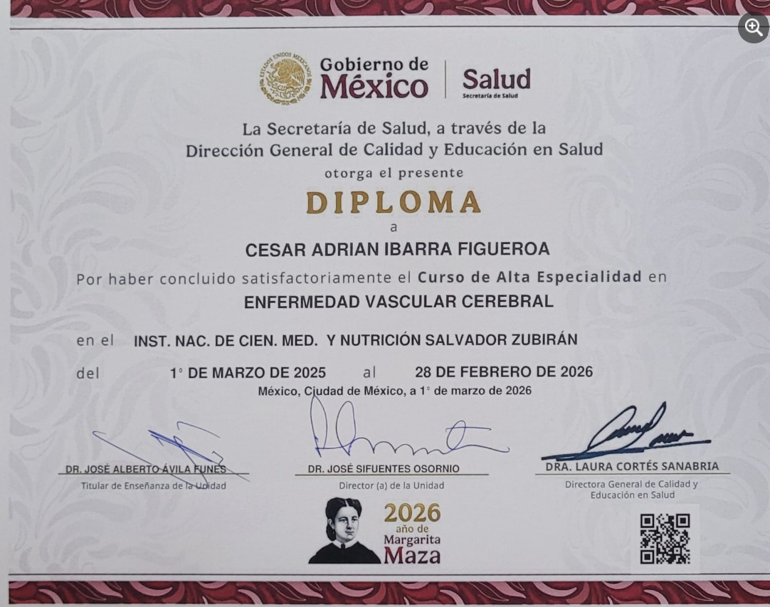 Diploma de EVC por secretaría