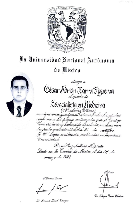 Título de medicina interna